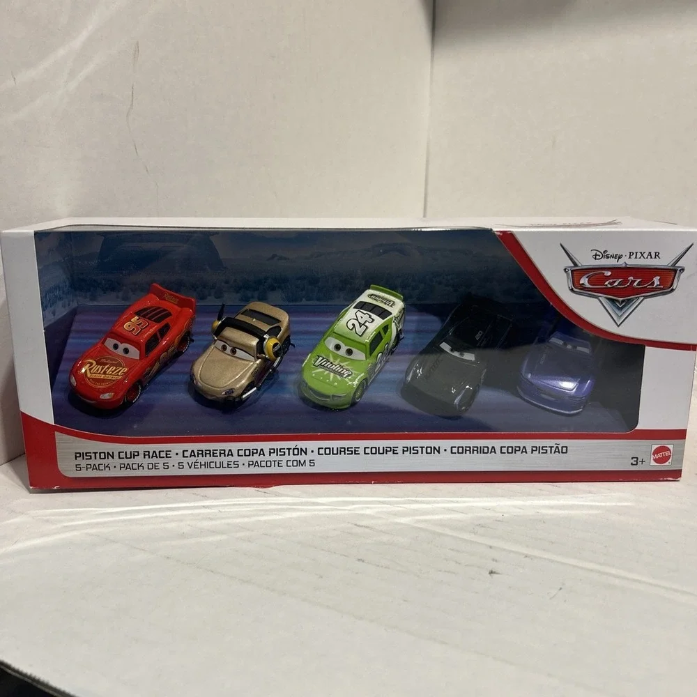 Disney Pixar Cars 3 Piston Cup Race 5 Pack w/Shannon Spokes New